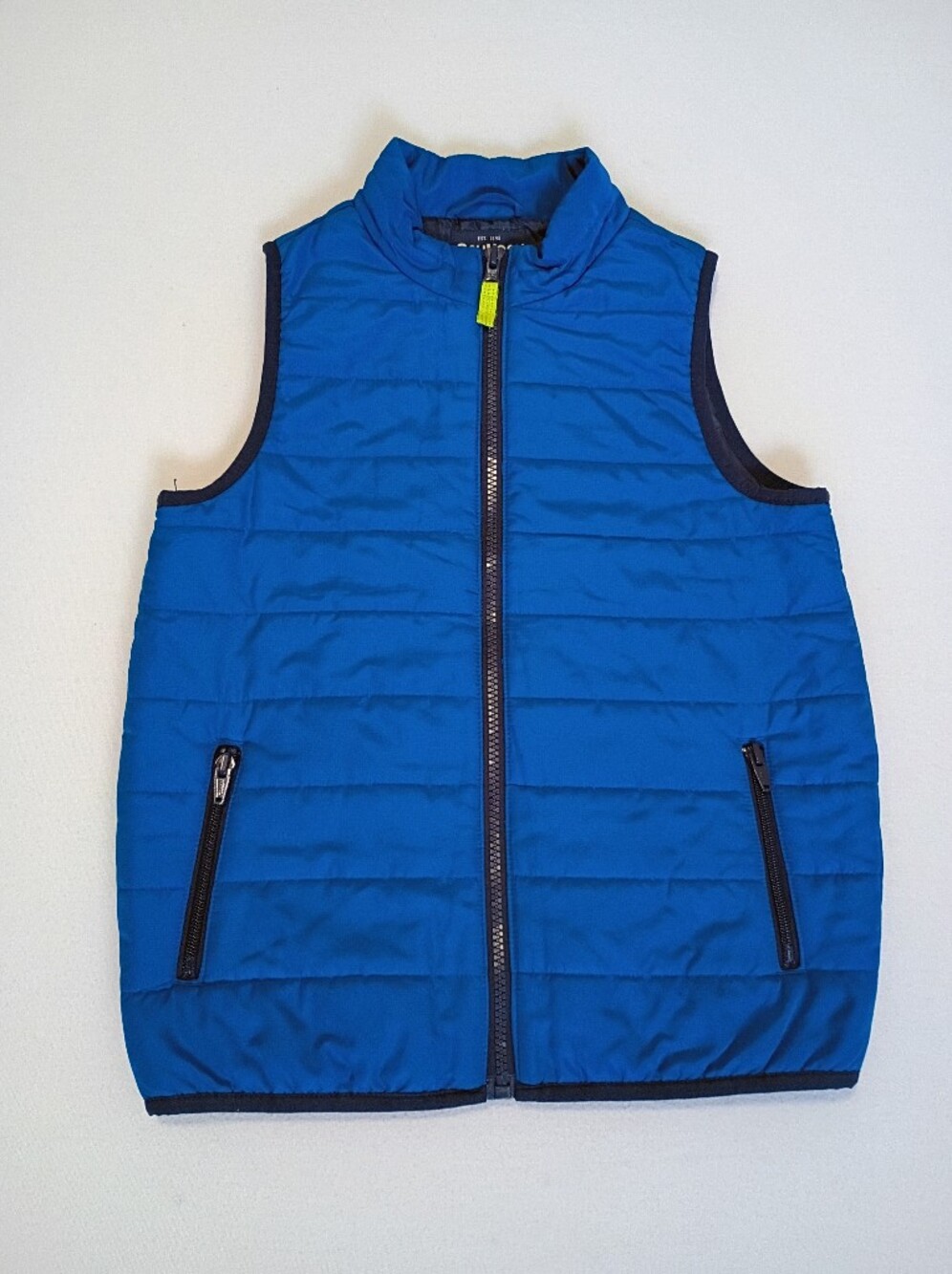 OshKosh B'gosh Kids Royal Blue Quilted Puffer Vest Full Zip Casual Lightweight